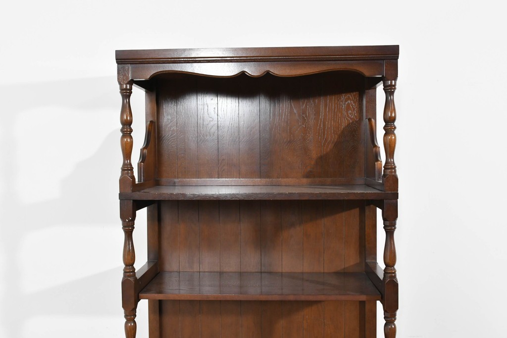 中古　美品　飛騨産業　キツツキ　ディスプレイと収納を両立するシェルフ　(R-085810)