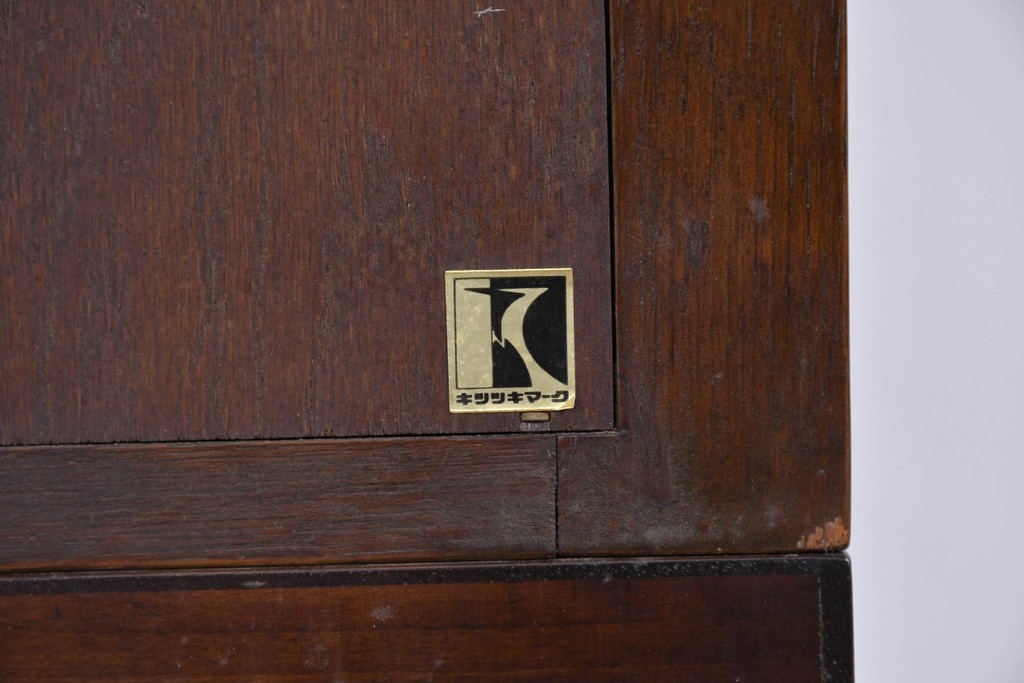 中古　美品　飛騨産業　キツツキ　ディスプレイと収納を両立するシェルフ　(R-085810)