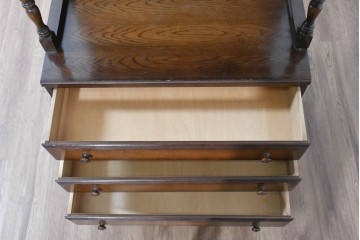 中古　美品　飛騨産業　キツツキ　ディスプレイと収納を両立するシェルフ　(R-085810)