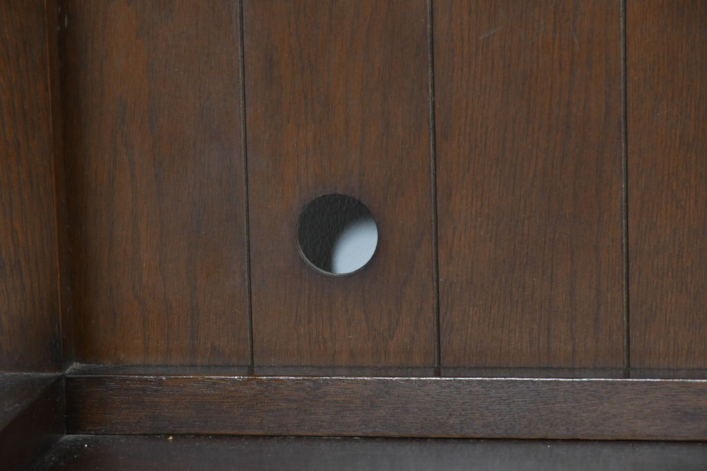 中古　美品　飛騨産業　キツツキ　ディスプレイと収納を両立するシェルフ　(R-085810)