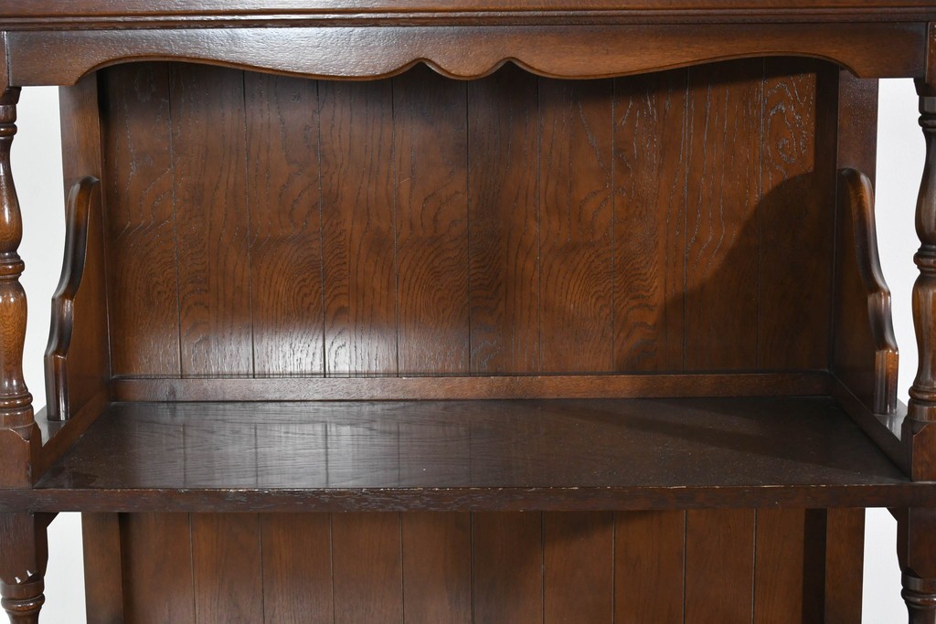 中古　美品　飛騨産業　キツツキ　ディスプレイと収納を両立するシェルフ　(R-085810)