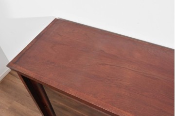 中古　美品　国産民芸家具　カバ材の木味を楽しめる水屋箪笥キャビネット　(R-085812)