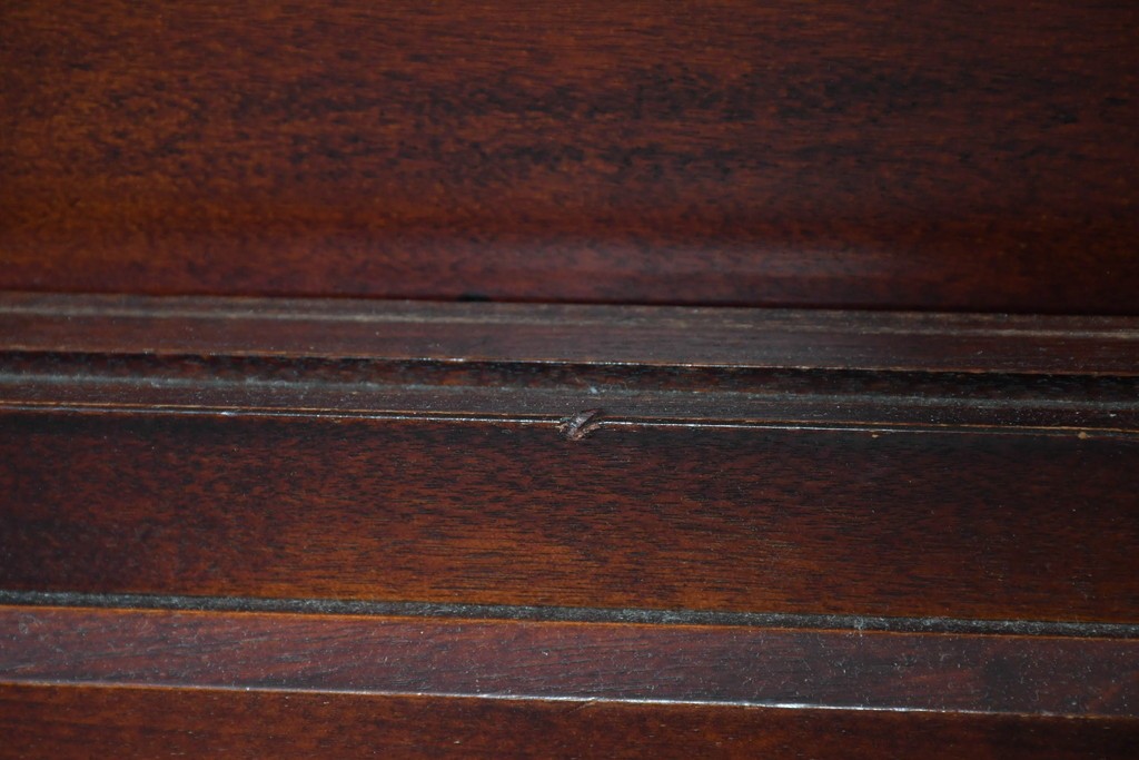 《天板取り付け加工費込み》　中古　美品　国産民芸家具　カバ材の木味を楽しめる水屋箪笥サイドボード　(R-085813)