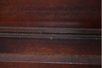 《天板取り付け加工費込み》　中古　美品　国産民芸家具　カバ材の木味を楽しめる水屋箪笥サイドボード　(R-085813)