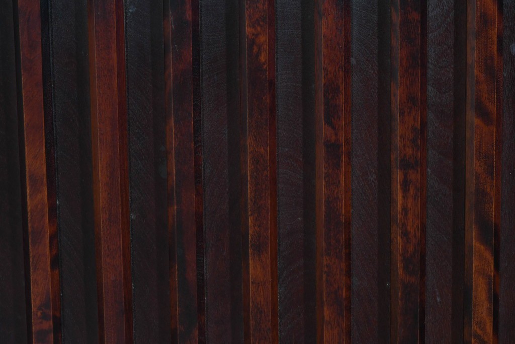 《天板取り付け加工費込み》　中古　美品　国産民芸家具　カバ材の木味を楽しめる水屋箪笥サイドボード　(R-085813)