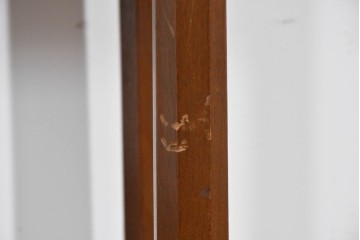 イギリスヴィンテージ　上手物!!　マホガニー材　石天板が特徴的な作りの良い花台　(R-085814)