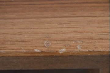 和製ヴィンテージ　天童木工　ナラ材　充実した収納で機能性バッチリのデスク　現行定価約52万円　(R-085816)