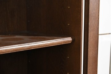 中古　美品　希少な廃番品　カリモク家具(karimoku)　domani(ドマーニ)　QUEENS LIFE(クイーンズライフ)　ミラーバックのキャビネット　現行推定定価約110万円　(R-085819)