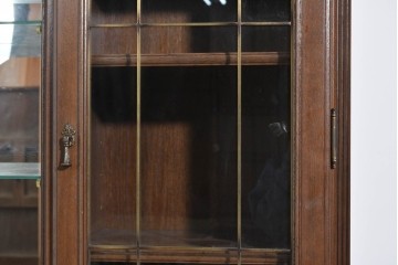 中古　美品　希少な廃番品　カリモク家具(karimoku)　domani(ドマーニ)　QUEENS LIFE(クイーンズライフ)　ミラーバックのキャビネット　現行推定定価約110万円　(R-085819)