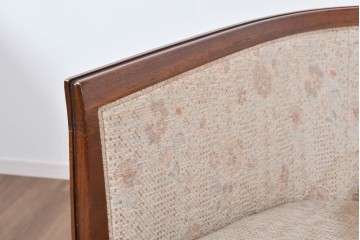 中古　DREXEL HERITAGE(ドレクセルヘリテイジ)　落ち着きのあるデザインが上品なラウンジチェア2脚セット　定価(2脚合計)約80万円　(R-085820)