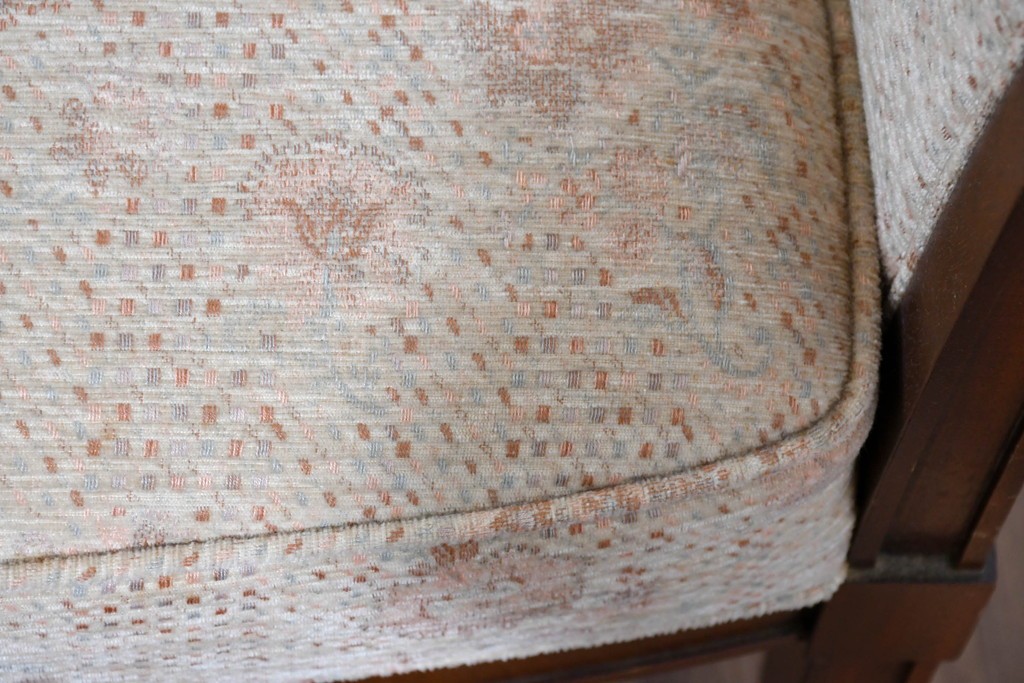 中古　DREXEL HERITAGE(ドレクセルヘリテイジ)　落ち着きのあるデザインが上品なラウンジチェア2脚セット　定価(2脚合計)約80万円　(R-085820)