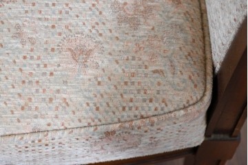 中古　DREXEL HERITAGE(ドレクセルヘリテイジ)　落ち着きのあるデザインが上品なラウンジチェア2脚セット　定価(2脚合計)約80万円　(R-085820)