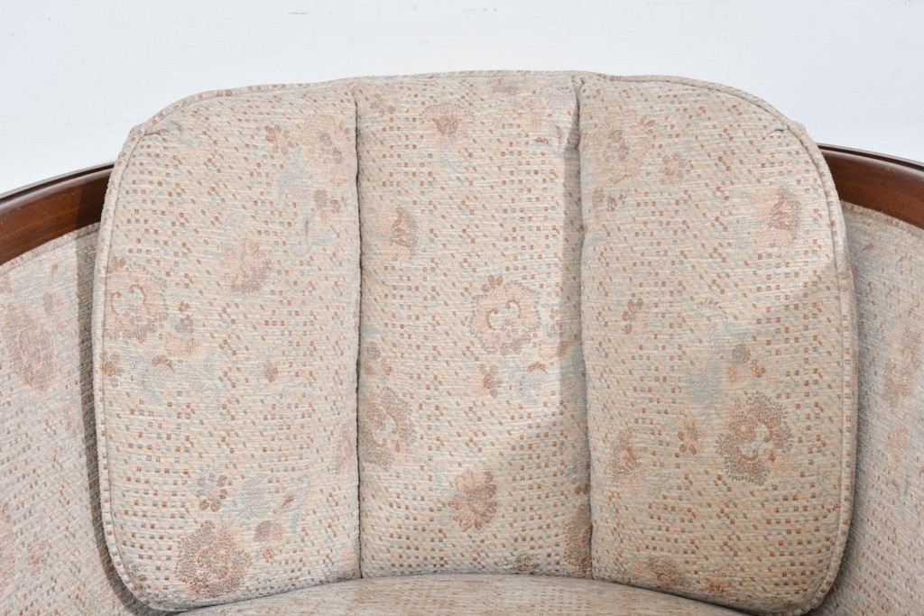 中古　DREXEL HERITAGE(ドレクセルヘリテイジ)　落ち着きのあるデザインが上品なラウンジチェア2脚セット　定価(2脚合計)約80万円　(R-085820)