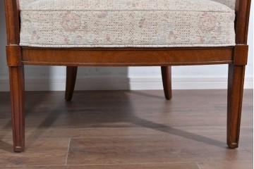 中古　DREXEL HERITAGE(ドレクセルヘリテイジ)　落ち着きのあるデザインが上品なラウンジチェア2脚セット　定価(2脚合計)約80万円　(R-085820)