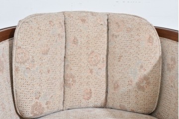 中古　DREXEL HERITAGE(ドレクセルヘリテイジ)　落ち着きのあるデザインが上品なラウンジチェア2脚セット　定価(2脚合計)約80万円　(R-085820)