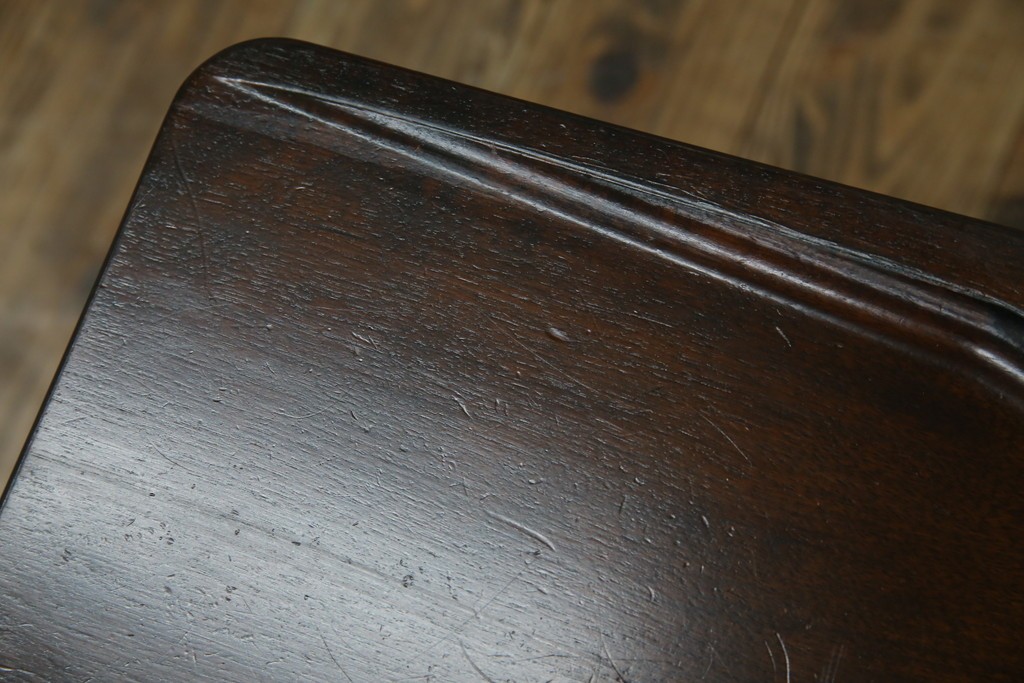 中古　美品　星野民芸(星野民藝)　独特の造形が目を引くアームレスチェア　(R-085822)