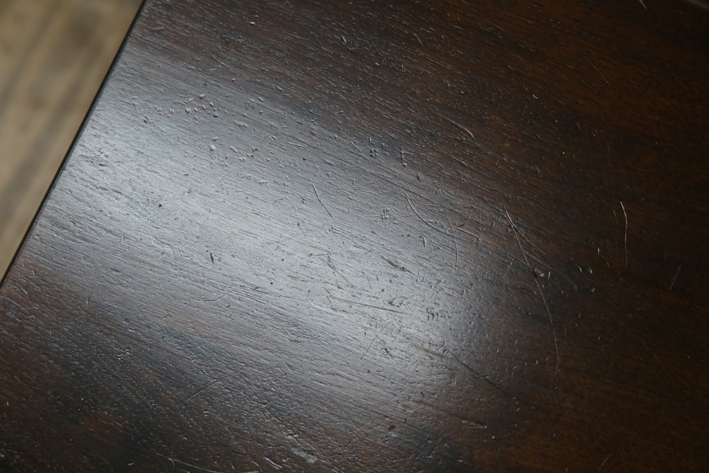 中古　美品　星野民芸(星野民藝)　独特の造形が目を引くアームレスチェア　(R-085822)