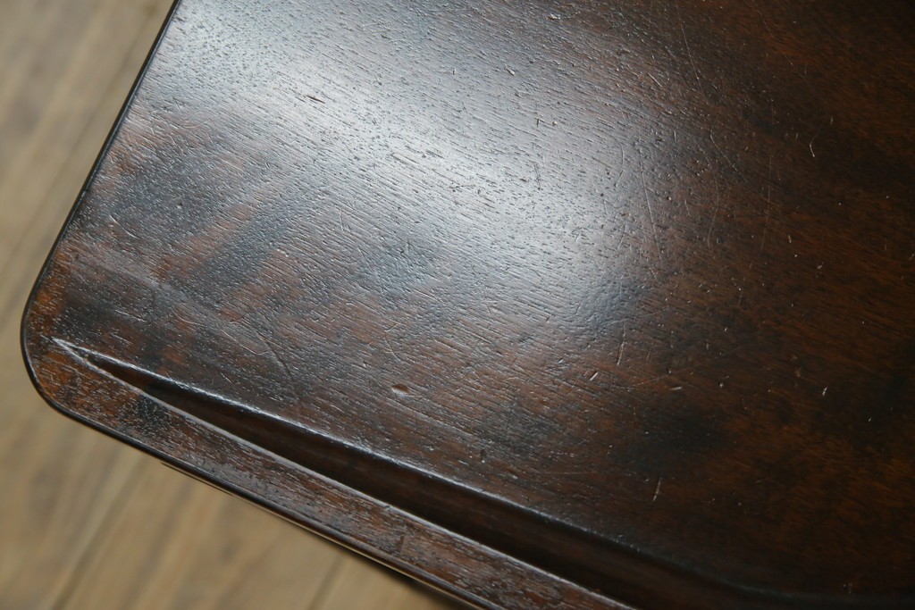 中古　美品　星野民芸(星野民藝)　独特の造形が目を引くアームレスチェア　(R-085822)