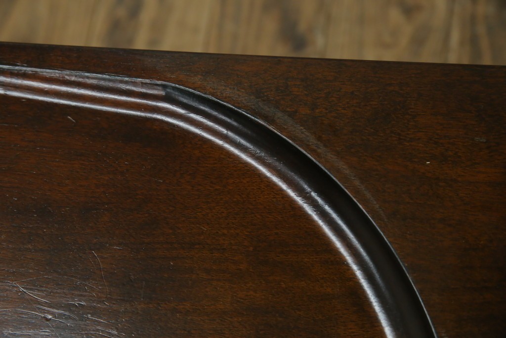 中古　美品　星野民芸(星野民藝)　独特の造形が目を引くアームレスチェア　(R-085822)