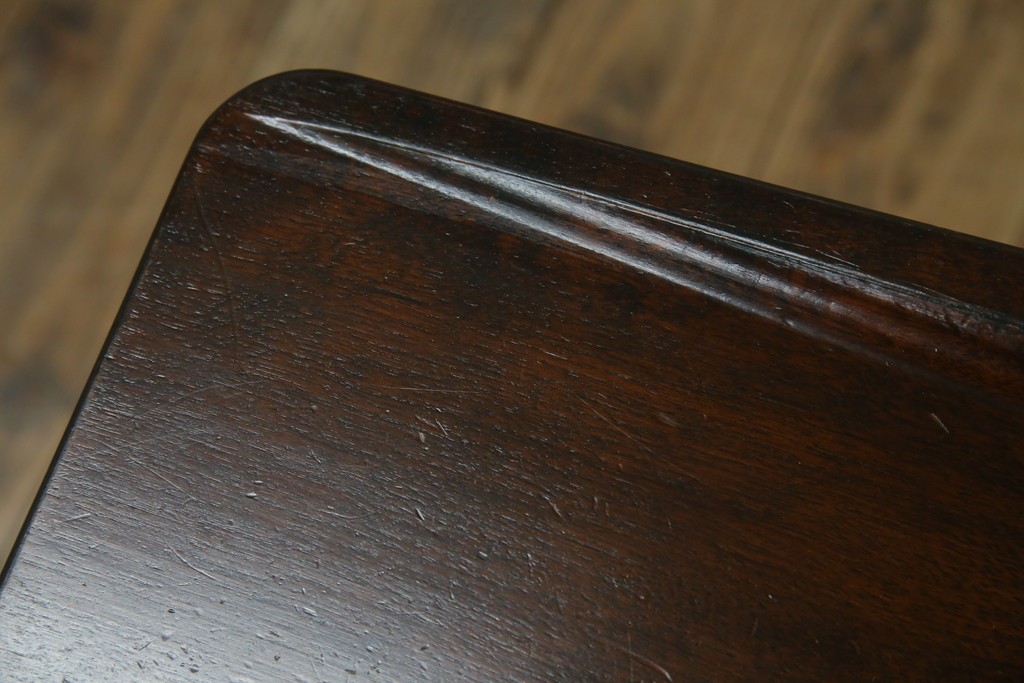 中古　美品　星野民芸(星野民藝)　独特の造形が目を引くアームレスチェア　(R-085822)