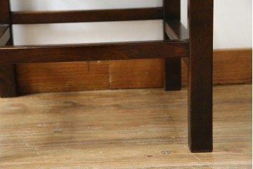 中古　美品　星野民芸(星野民藝)　独特の造形が目を引くアームレスチェア　(R-085822)