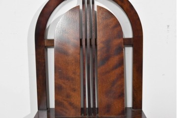 中古　美品　星野民芸(星野民藝)　独特の造形が目を引くアームレスチェア　(R-085822)