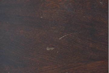 中古　美品　星野民芸(星野民藝)　独特の造形が目を引くアームレスチェア　(R-085822)