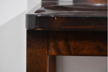 中古　美品　星野民芸(星野民藝)　独特の造形が目を引くアームレスチェア　(R-085822)