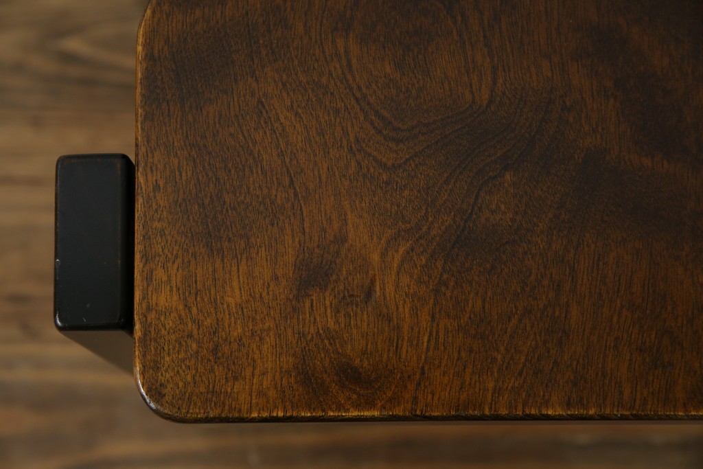 中古　美品　星野民芸(星野民藝)　丸抜き背板が印象的なダイニングチェア　(R-085823)