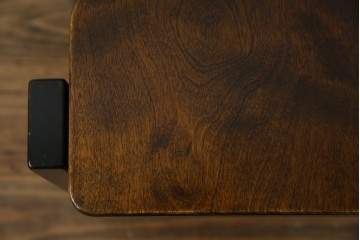 中古　美品　星野民芸(星野民藝)　丸抜き背板が印象的なダイニングチェア　(R-085823)