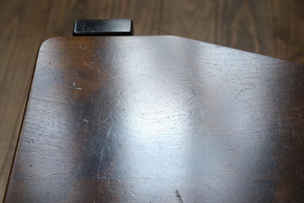 中古　美品　星野民芸(星野民藝)　丸抜き背板が印象的なダイニングチェア　(R-085823)