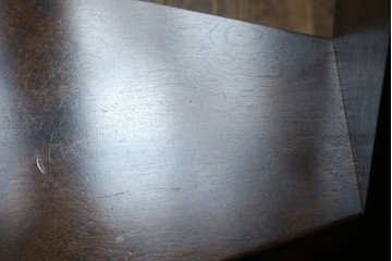 中古　美品　星野民芸(星野民藝)　丸抜き背板が印象的なダイニングチェア　(R-085823)