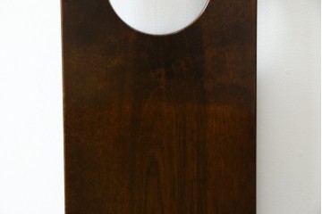 中古　美品　星野民芸(星野民藝)　丸抜き背板が印象的なダイニングチェア　(R-085823)