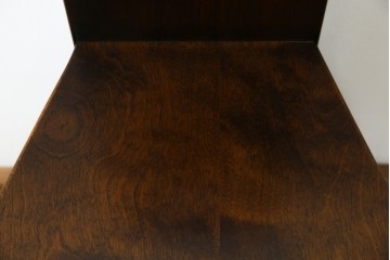 中古　美品　星野民芸(星野民藝)　丸抜き背板が印象的なダイニングチェア　(R-085823)