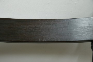 中古　松本民芸家具　丸座面が愛らしい素朴なフォルムの南京小椅子　(R-085824)