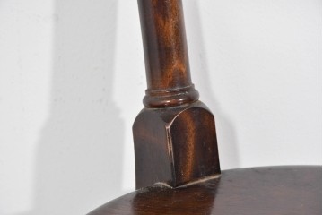 中古　松本民芸家具　丸座面が愛らしい素朴なフォルムの南京小椅子　(R-085824)