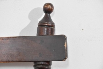 中古　松本民芸家具　丸座面が愛らしい素朴なフォルムの南京小椅子　(R-085824)