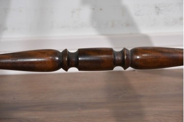 和製ヴィンテージ　松本民芸家具　曲線的な笠木が特徴のSP型スピンドルチェア2脚セット　定価(2脚合計)約19万円　(R-085825)