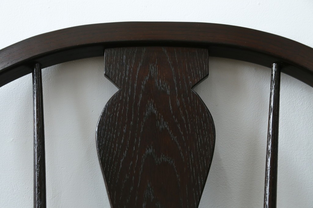 中古　超美品　松本民芸家具　堅牢で上質なつくりのWB型アームチェア　定価約20万円　(R-085826)