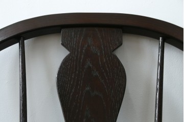 中古　超美品　松本民芸家具　堅牢で上質なつくりのWB型アームチェア　定価約20万円　(R-085826)