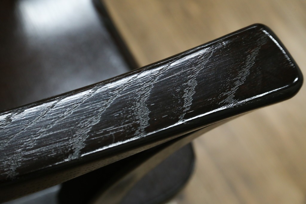 中古　超美品　松本民芸家具　堅牢で上質なつくりのWB型アームチェア　定価約20万円　(R-085826)