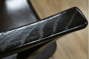 中古　超美品　松本民芸家具　堅牢で上質なつくりのWB型アームチェア　定価約20万円　(R-085826)