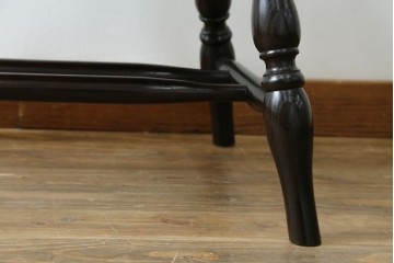 中古　超美品　松本民芸家具　堅牢で上質なつくりのWB型アームチェア　定価約20万円　(R-085826)