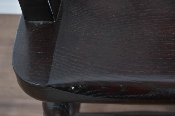 中古　超美品　松本民芸家具　堅牢で上質なつくりのWB型アームチェア　定価約20万円　(R-085826)