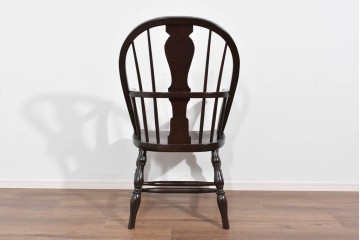 中古　超美品　松本民芸家具　堅牢で上質なつくりのWB型アームチェア　定価約20万円　(R-085826)