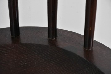 中古　超美品　松本民芸家具　堅牢で上質なつくりのWB型アームチェア　定価約20万円　(R-085826)