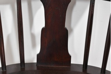 中古　超美品　松本民芸家具　堅牢で上質なつくりのWB型アームチェア　定価約20万円　(R-085826)