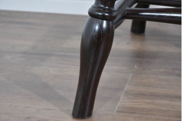 中古　超美品　松本民芸家具　堅牢で上質なつくりのWB型アームチェア　定価約20万円　(R-085826)