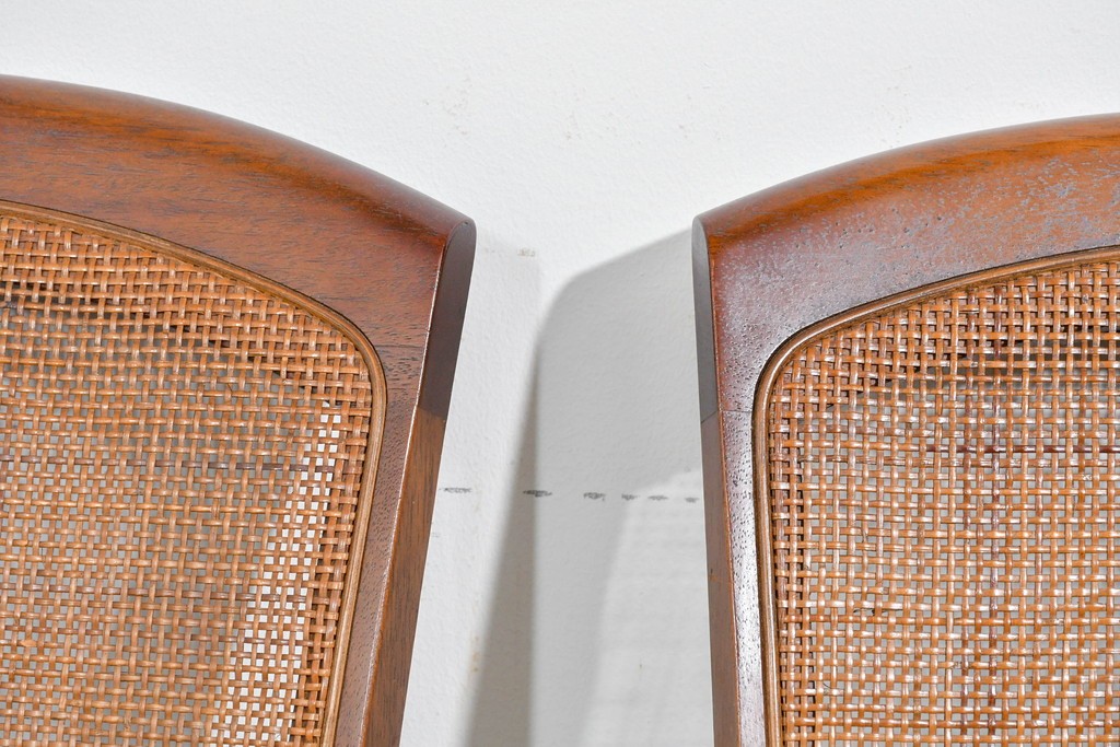 中古　超美品　maruni(マルニ木工)　地中海ロイヤルシリーズ　淡緑色の座面が上品なレティーロチェア4脚セット　定価(4脚合計)約32万円　(R-085827)