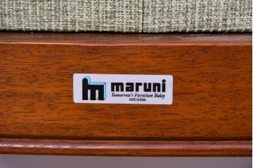 中古　超美品　maruni(マルニ木工)　地中海ロイヤルシリーズ　淡緑色の座面が上品なレティーロチェア4脚セット　定価(4脚合計)約32万円　(R-085827)